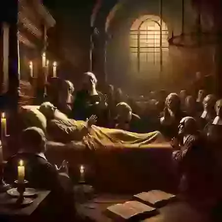 The death-bed of John Knox